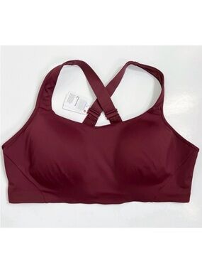 Lululemon NWT All Powered Up Bra *Medium Support, A-G Cups Red Merlot
